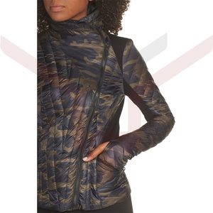 High Quality Down Coat Shiny Winter with Hood Long Warm Plus Size Printed Knitted Decorated with Pocket - Product Image 6