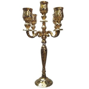 Designer Metal <b>Candelabra</b> Superior Quality Handmade Luxury Candle Holder Classic Stylish Wholesale New Candle Stand - Product Image 1