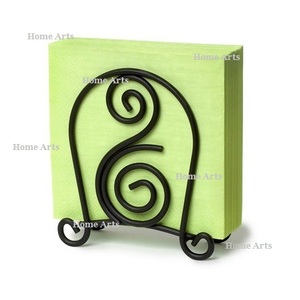 Porta Servilletas de Hierro Color Negro, Diseño Clásico, Tamaño y Forma Personalizables, Porta Servilletas para Restaurante y Uso Doméstico - Product Image 4