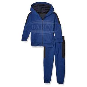 Survêtements personnalisés pour hommes avec fermeture éclair 100% polyester couleurs régulières manches longues avec votre propre logo pour la saison d'hiver des hommes - Product Image 1