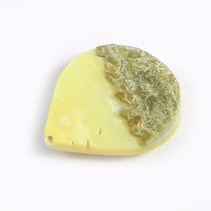 Cabochon de cœur de perle en nacre naturelle, pierres précieuses amples, pour la fabrication de bijoux, 21x19mm, 3.05 gms - Product Image 1