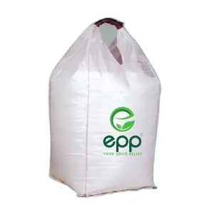 Vietnam manufacturer Baffle big bag builders industrial plastic super sacks 90x90x120cm 1 ton Single loop and two loop FIBCs