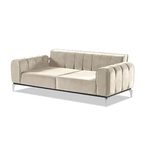 Aktions preis Luxus Stoff möbel Sofa garnitur für Wohnzimmer Einfach Komfortabel und schick Design Exklusive Sofa gruppe