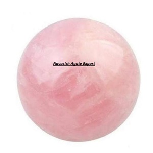 Belle boule d'agate de sphère de quartz rose naturel de haute qualité en gros boule de cristaux de meilleure qualité à vendre - Product Image 1