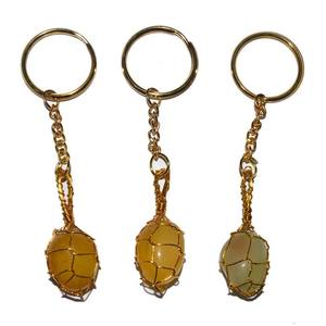 D'onyx jaune Roulée Wrap Porte-clés - Product Image 1