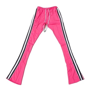 Pantalon plissé évasé pour hommes et femmes, taille haute, avec cordon de serrage, bas à pattes d'éléphant, décontracté, Active - Product Image 1