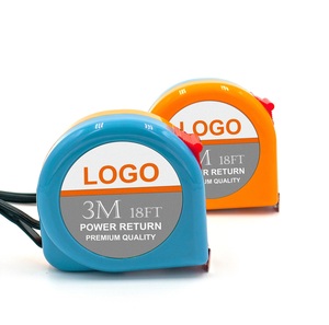 Ruban à mesurer auto-rétractable 3M de haute qualité, fabriqué à Taïwan, avec logo personnalisé OEM, lame double face imprimée, verrouillage automatique, deux couleurs - Product Image 4