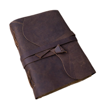 Carnet de notes relié en cuir véritable sur mesure en gros, journal, carnet de croquis de voyage vintage, cadeau, papier à bords festonnés, papier antique