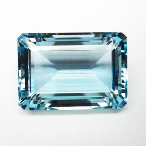 Aguamarina Azul Facetada, Piedra Preciosa Suelta al por Mayor, Precio Bajo, Aguamarina Natural, Corte Cojín, Piedra Azul Cielo, Venta al por Mayor, OEM - Product Image 2