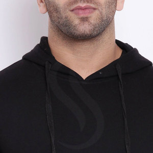 Sudaderas con Capucha Personalizadas para Hombre, Diseño Nuevo, Mezcla de Algodón/Poliéster, Diseño Liso, Logotipo Personalizado, Cierre de Cremallera, Ecológicas, para Invierno - Product Image 2