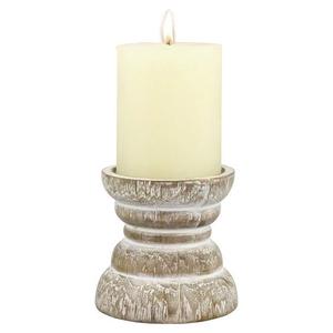 Bougeoir en bois Vintage, porte-bougie Standard, fait à la main, rustique, bord de mer, pour mariage - Product Image 1