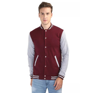 Chaqueta con cuello levantado y letras para hombre, de calidad superior, logotipo personalizado, de talla grande, transpirable y lavado, de punto de piel de oveja para invierno - Product Image 1