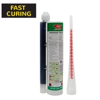 Adhésif chimique double composant gris en polyester 360 ml pour une fixation rapide, mastic de construction par Good Use