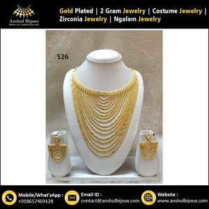 Conjunto de collar de cuentas negras chapado en oro hecho a mano, joyería de moda de diseño africano para bodas, compromisos, aniversarios, gran regalo - Product Image 4