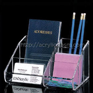 ot Sale <b>Acrylic</b> Clear Desk Organizer Desktop Book Holder Clear Office File Organizer - Product Image 1