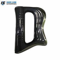 Tablero de raspado de acero inoxidable para masaje, herramienta ergonómica de terapia física, estimulador muscular duradero para el cuerpo, venta al por mayor