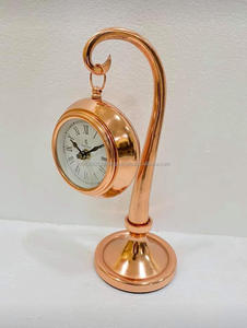 Bàn Cạnh Giường Ngủ Phòng Khách, Bàn Nghệ Thuật Hiện Đại, Đồng Hồ Kim Loại, Đồng Hồ Lật Cổ Điển Tự Động Kỹ Thuật Số 2021 - Product Image 5