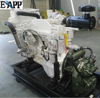 Moteur diesel marin avec boîte de vitesses certifié CCS, 6cta8.3 6LTAA8.9 220hp 300hp à vendre, moteur diesel 4 temps pour marine