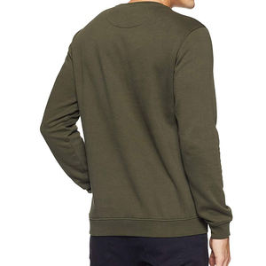 Sudadera con capucha personalizada para hombre, de alta calidad, 100% algodón, con cuello redondo, jersey liso de gran tamaño - Product Image 2