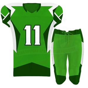 Uniformes de football américain personnalisés à impression par sublimation maillots de club imprimés GSM lourds pour les joueurs, plus les options de taille disponibles - Product Image 3