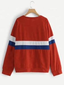 Sweat-shirt blanc à manches longues, imprimé par Sublimation, Patchwork Floral, - Product Image 3