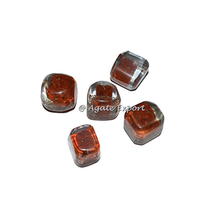 Más vendidos Melocotón Aventurina Orgón Tumble Piedra Curación Piedra semipreciosa artesanía - Product Image 1