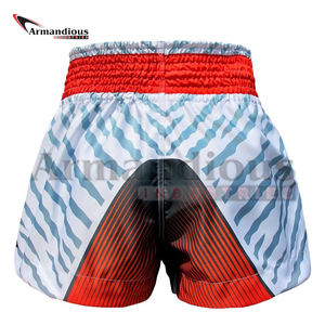 Pantalones cortos de lucha unisex personalizados con logotipo impreso Kick Boxing Muay Thai, ropa deportiva MMA, ropa de artes marciales, diseño OEM disponible - Product Image 3