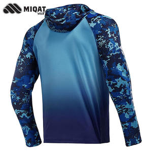 Sudadera con capucha de manga larga para hombre, camisa transpirable de secado rápido con protección solar, diseño personalizado, venta al por mayor, UPF50 + - Product Image 5