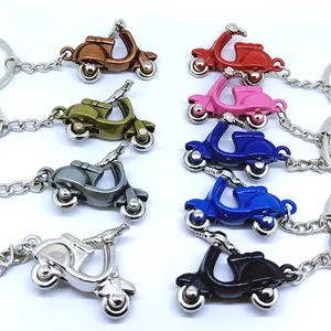 factory Custom Metal 3D Motorcycle Helmet Keychain As Promotion Gifts Factory Wholesale All Kinds of Car Model Keychain