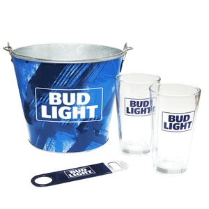 Seau à glace en métal galvanisé de 5l, 1 unité, refroidisseur, Table de bar, seau de bière avec ouvre-bouteille - Product Image 2