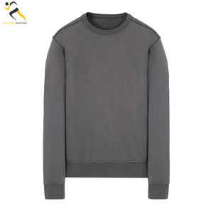 Sudaderas lisas de algodón personalizadas OEM para hombre manga larga con cuello redondo diseño bordado impermeable de Rafel Mart Industries - Product Image 4