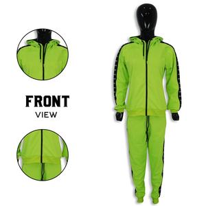 Tenue de jogging personnalisée Slim Fit en polaire technique 100% coton, vêtements de sport unis, survêtement ajusté pour hommes - Product Image 2