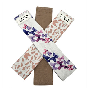 Conjunto de bandas deportivas con estampado de Color personalizado, bandas elásticas de resistencia para Fitness - Product Image 5