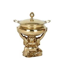 Nuevo Diseño de Plato para Calentar Comida, Color Dorado, Forma Redonda, Acero Inoxidable, para Proveedor Mayorista - Product Image 6