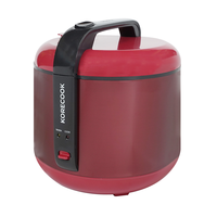 Prix de gros – Cuiseur à riz électrique automatique en plastique de qualité cinq étoiles 1,8 L avec cuiseur vapeur et spatule, pour usage domestique, design excellent