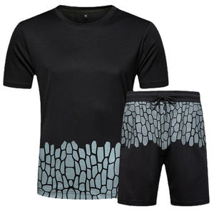 ชุดวิ่งสองชิ้นสำหรับผู้ชาย,ชุดวอร์มสำหรับผู้ชายสำหรับฤดูร้อน - Product Image 6