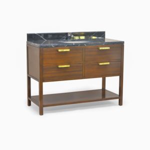 Toby Mahogany Vanity <b>Table</b> Marble Top Modern Elegant Design Bedroom Home Hotel Furniture Wooden Cabinet - Product Image 2