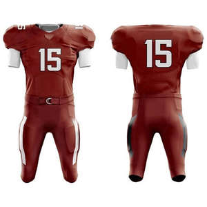 Wholesale Plus Size American Football Uniform Breathable <b>Polyester</b> Sport Tops Customized Team <b>Shirts</b> with Unique High Quality - Product Image 3
