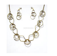 Collier à maillons pour femmes, chaîne longue, bijoux en acier inoxydable, vvs, chaîne en diamant, anneau lumineux, boucles d'oreilles pour femmes