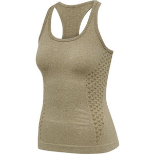 Camiseta sin mangas de poliéster para mujer de verano barata personalizada con botones de encaje, cintas con borlas y lentejuelas - Product Image 2