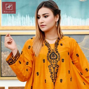 Kurta/Kurti Masoori de Moda para Mujer, Prenda Informal de Algodón para Verano, India y Pakistán - Product Image 2