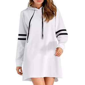 Sudaderas con Capucha Largas y Holgadas para Mujer, Otoño-Invierno 2021, para Gimnasio, Deportivas, Personalizadas, en Tela de Rizo, Tallas Grandes Disponibles - Product Image 6