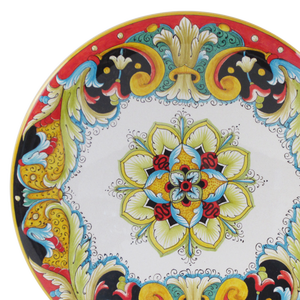 อิตาเลี่ยนผู้ผลิตเครื่องปั้นดินเผาทำด้วยมือแผ่น Geometric Design Home ตกแต่งจาน - Product Image 2