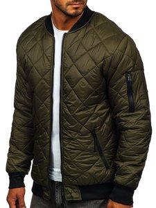Men's High Street Style Casual Winter Bomber <b>Jacket</b> Custom Color Best Quality <b>Padded</b> Stand Collar for Outdoor Use - Product Image 4