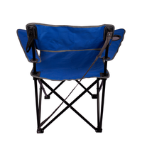 Chaise de camping pliante simple en tissu et métal, légère et moderne, de style turc, bleue, pour la plage, l'atelier, l'extérieur et le parc, mobilier d'extérieur