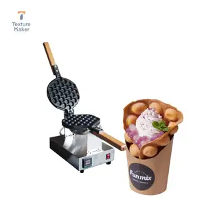 Máquina de waffle para mistura de ovos, 1kg