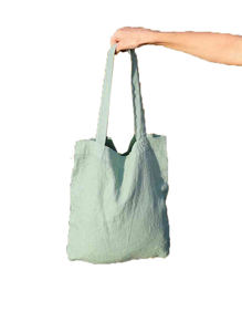 Sac à provisions fourre-tout en coton personnalisé pour femmes, taille moyenne, écologique, avec fermeture à glissière, logo personnalisé, emballage cadeau - Product Image 4