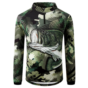 En gros Manches Longues D'impression Par Sublimation Maillot De Pêche Conception Votre Propre Tournoi De Pêche Shirts - Product Image 1