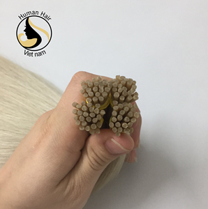 Venta al por mayor, 100% de cutícula completa, doble estiramiento, vietnamita, remy, queratina I/V/U/punta plana, extensión de cabello humano prepegado - Product Image 6