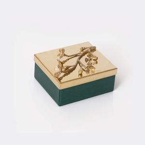 Unique Design Gold Color Nut <b>Box</b> Handmade Square Shape Customized Size Sweets <b>Box</b> With Lid At Best Price - Product Image 3